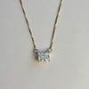1.09 Radiant East-West Diamond Necklace