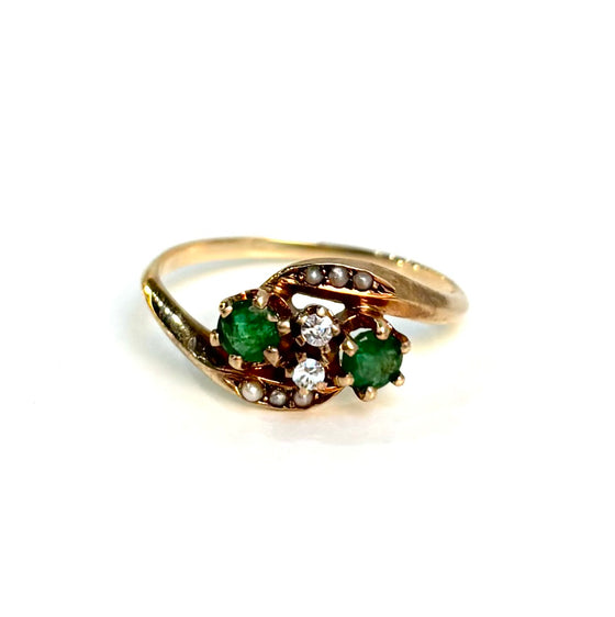 1910 Emerald and Diamond