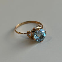  Victorian Aquamarine Solitaire