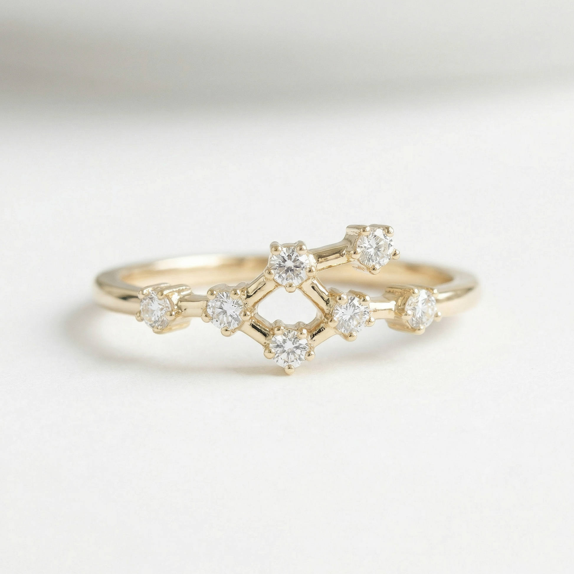 The Constellation Ring | Cancer | Natural Diamond