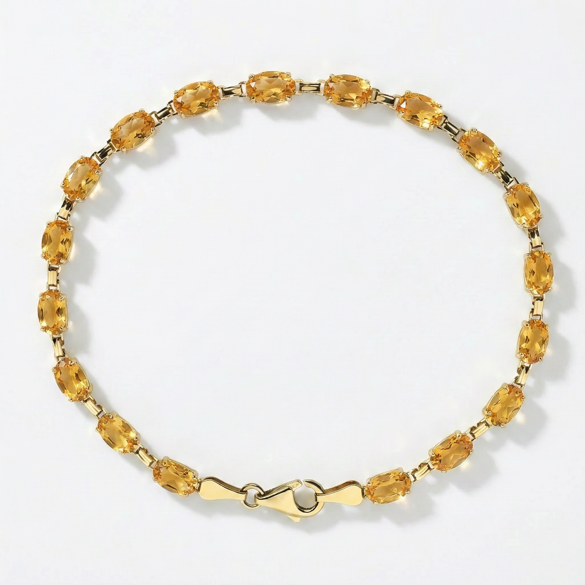 The Solstice Bracelet | Citrine | 14K Yellow Gold