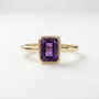 The Classic Bezel Ring | Amethyst