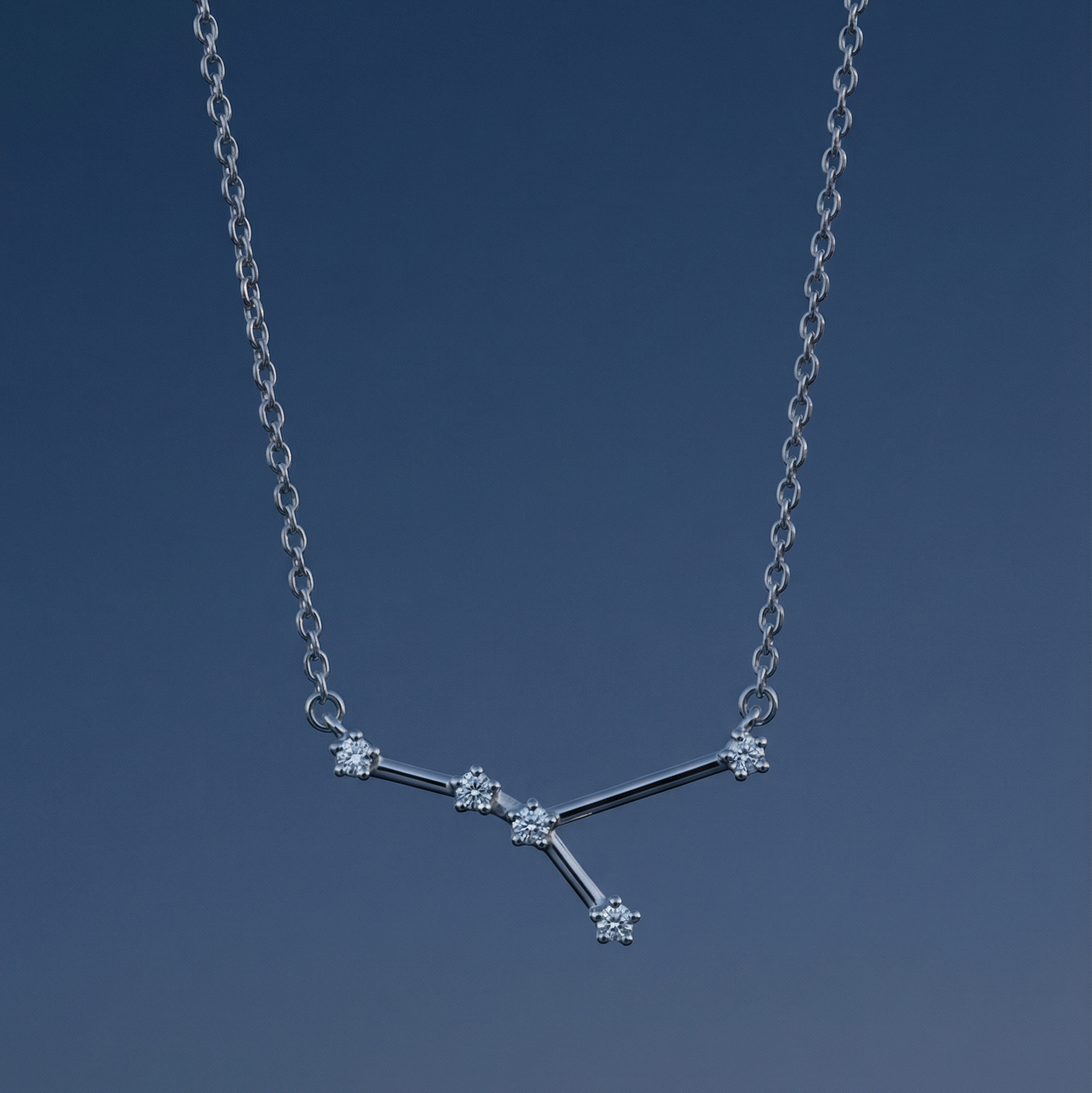 The Constellation Necklace | Cancer | Natural Diamond
