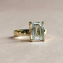  4 ct Emerald Engagement Ring
