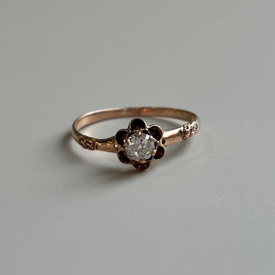 .32 Carat Old Mine Cut Buttercup Solitaire