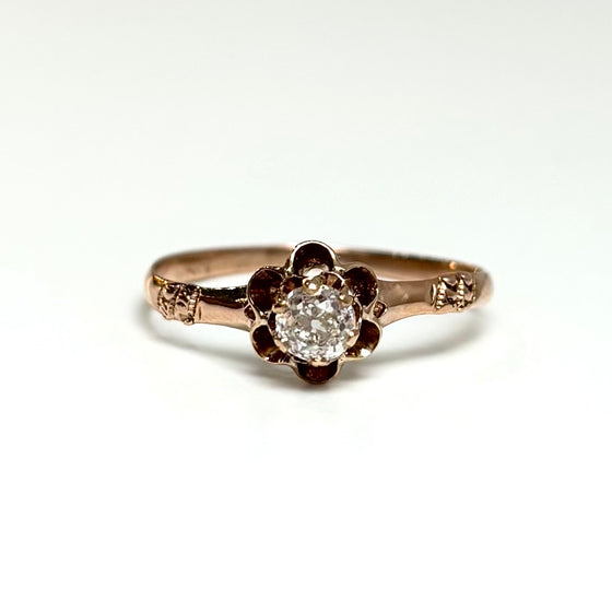 .32 ct Old Mine Cut Buttercup Solitaire