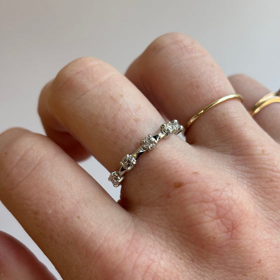 Five Stone Wedding Band