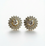 Natural Diamond Halo Earring Jackets | 0.75 CTW | 14K Yellow Gold