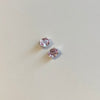 Pink Sapphire Studs