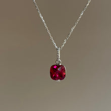  Ruby Cushion Pendant
