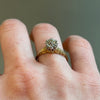 Two-Tone Victorian Diamond Engagement Ring