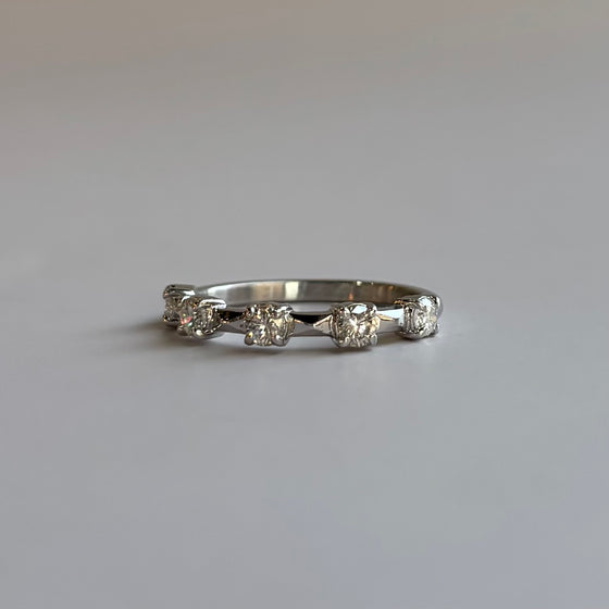 Five Stone Wedding Band