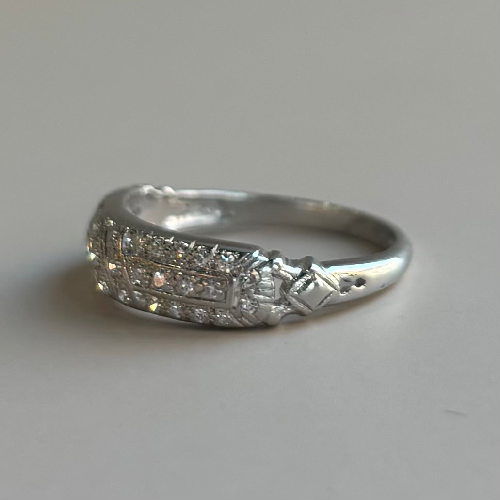 1920's Platinum Diamond Band