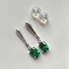 Green Topaz Earrings
