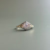 Art Deco Hexagonal Diamond Ring .38 ct