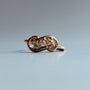 Victorian 0.30 CTW Diamond Snake Ring | 10K Yellow Gold | Vintage