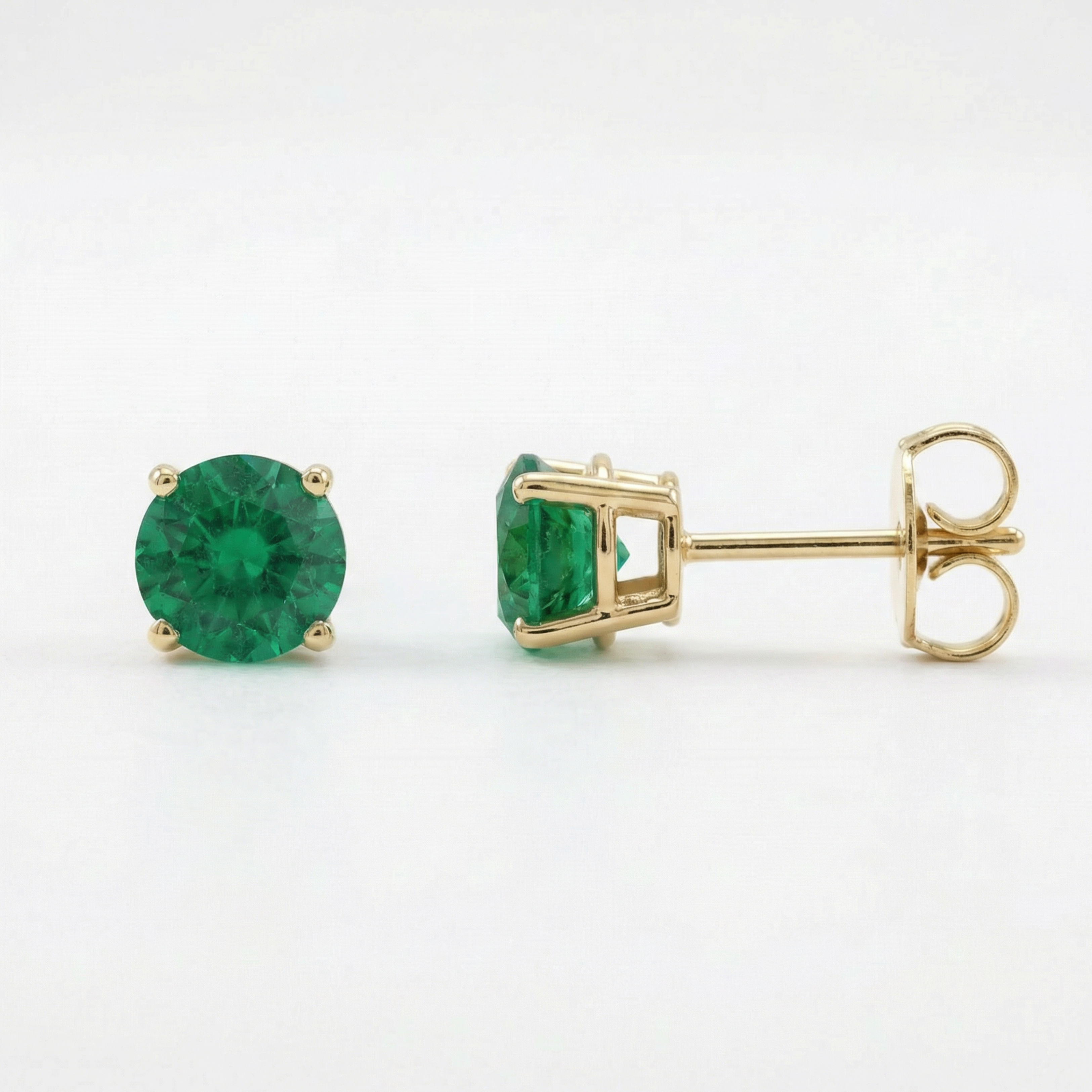 The Gemstone Stud | Lab-Grown Emerald