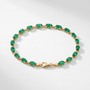The Solstice Bracelet | Lab-Grown Emerald | 14K Yellow Gold