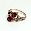 Citrine and Seed Pearl Ring