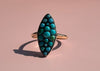 Navette Turquoise Ring