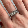 1920 Three Stone Diamond Ring