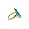 Navette Turquoise Ring