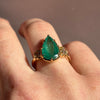 Emerald and Diamond Ring