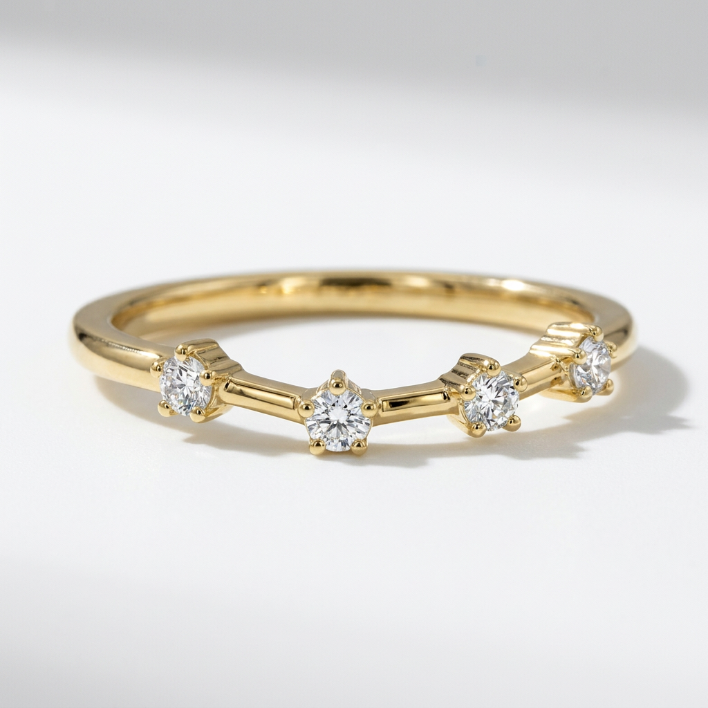 The Constellation Ring | Aquarius | Natural Diamond