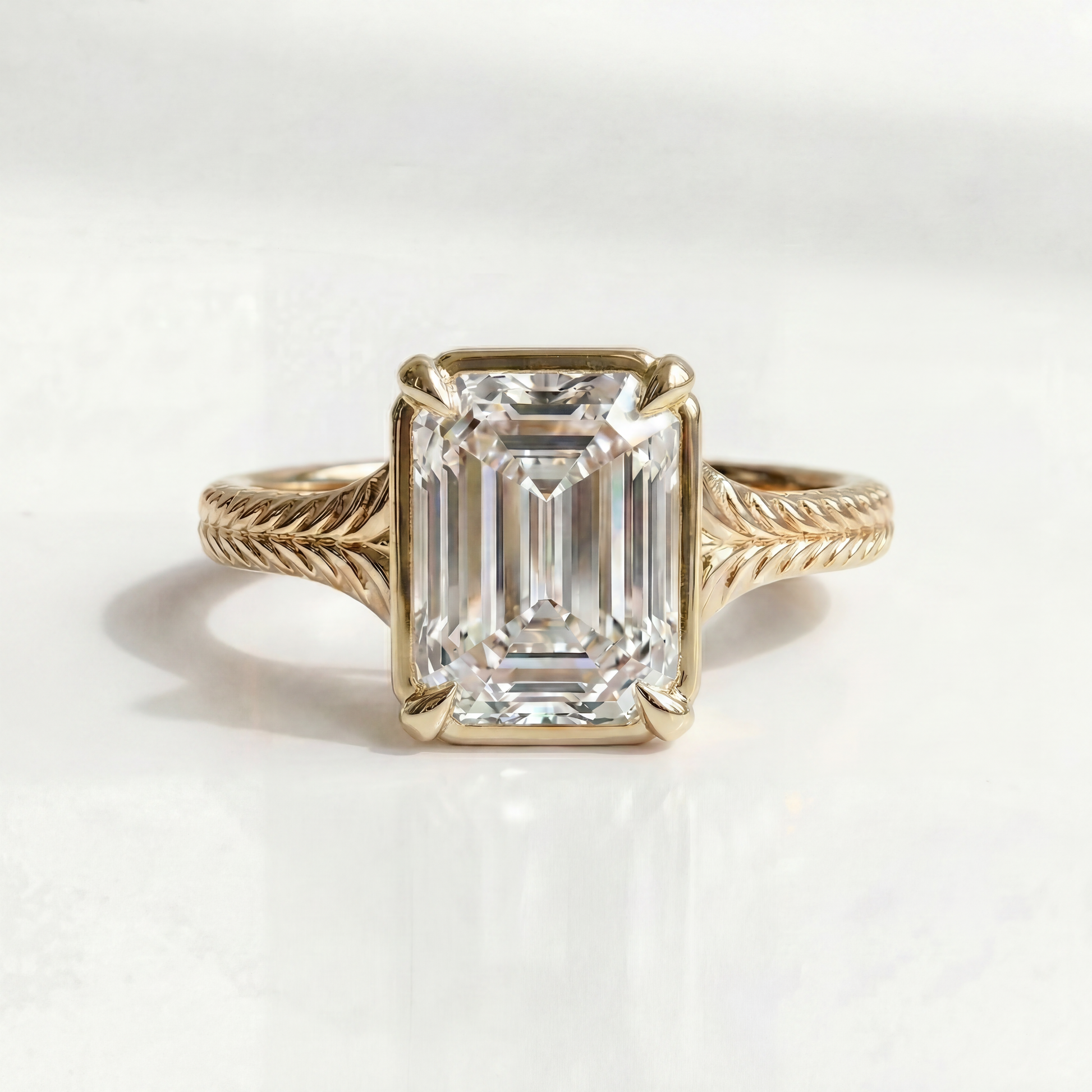The Gilda Engagement Ring | Emerald Cut