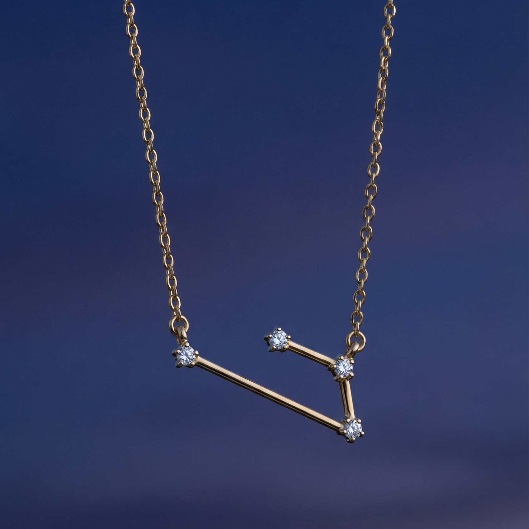 The Constellation Necklace | Aries | Natural Diamond