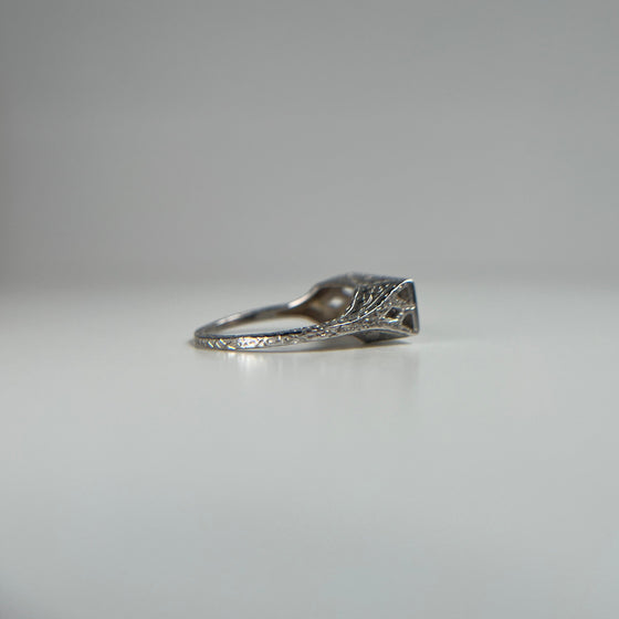 1920 Three Stone Diamond Ring