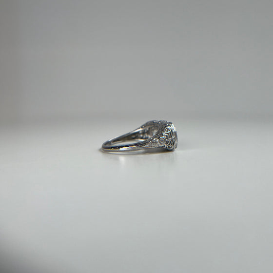 Art Deco Three Stone Diamond Engagement Ring 1.10 ct - Circa 1920