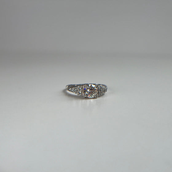 1910 Art Deco Diamond Engagement Ring