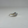 Art Deco Hexagonal Diamond Ring .38 ct