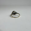 Art Deco Hexagonal Diamond Ring .38 ct