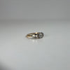 Art Deco Triangular Two-Tone Diamond Ring .35 ct