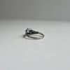 Floral Diamond Engagement Ring .40 ct