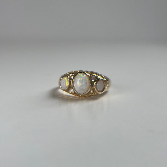 Opal and Diamond Ring - Circa 1910