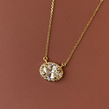  Oval Diamond Necklace