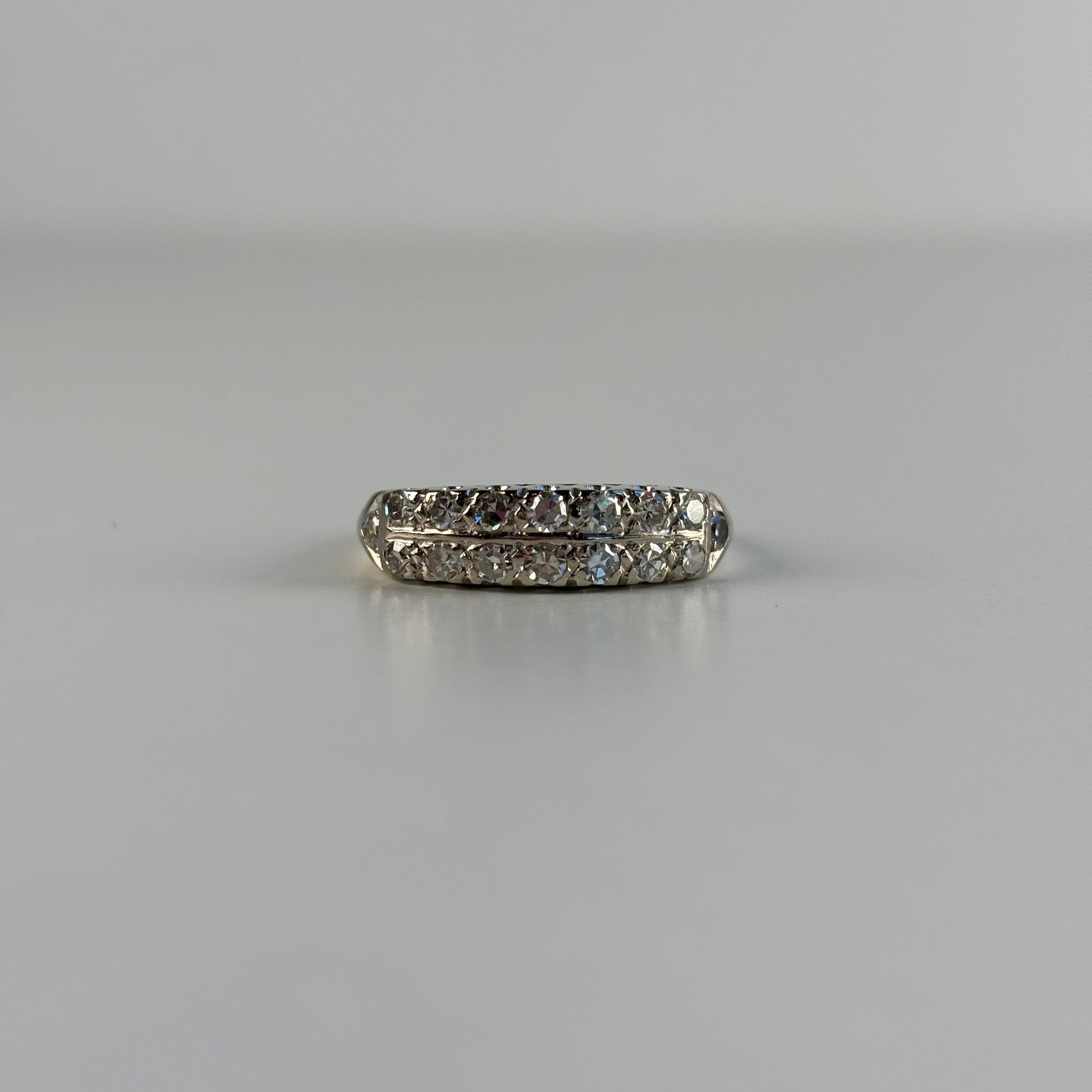0.50 CTW Single Cut Diamond Band | Vintage