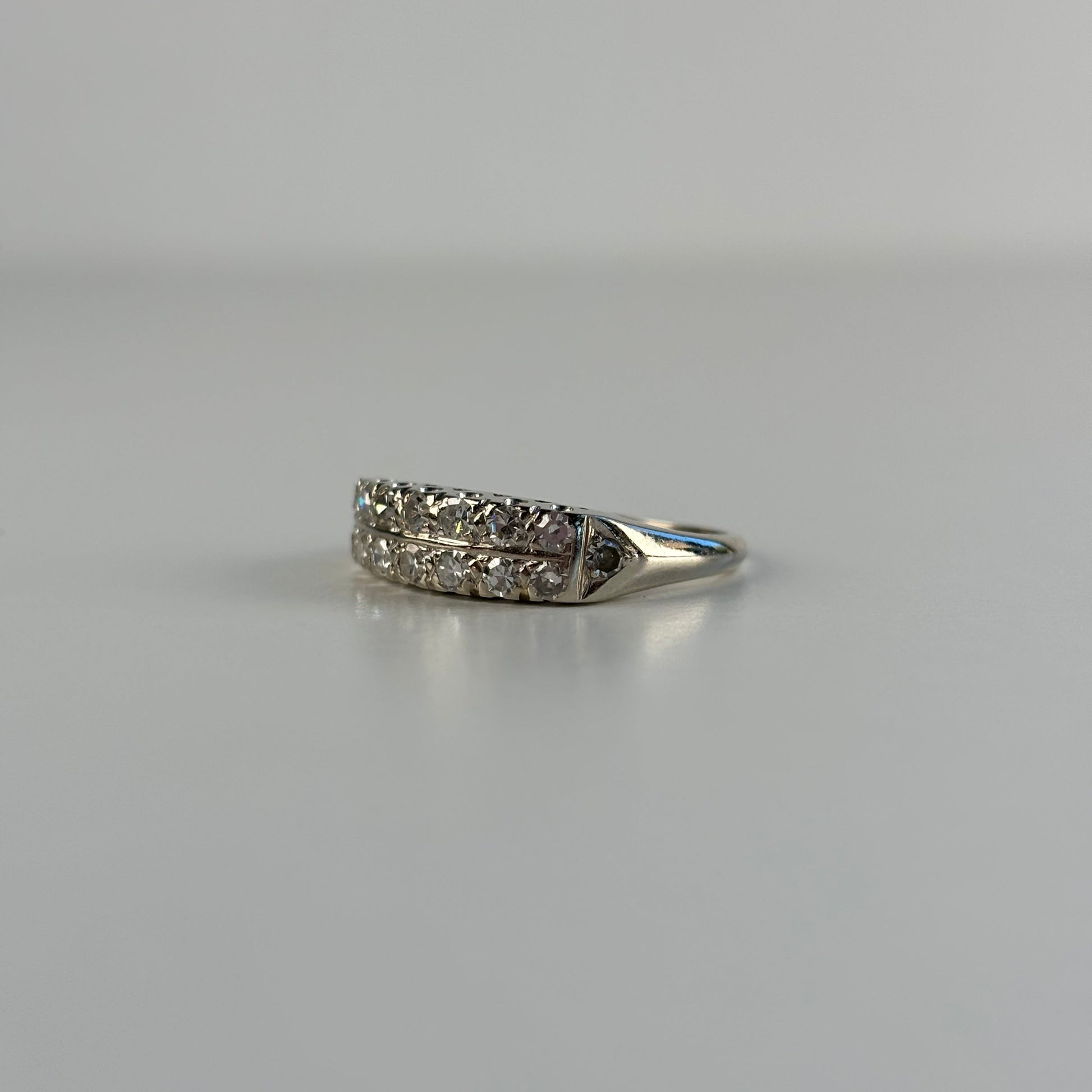 0.50 CTW Single Cut Diamond Band | Vintage