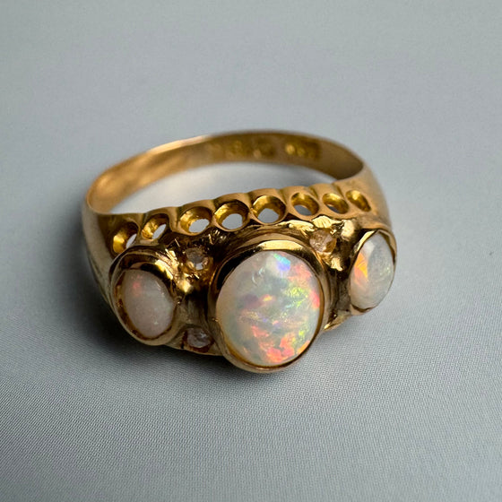 Opal and Diamond Ring - Circa 1910