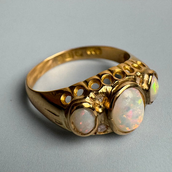 Opal and Diamond Ring - Circa 1910