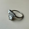 Antique Pear Shaped Diamond Fashion Ring