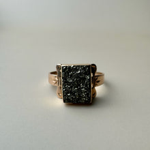  Yellow Gold Pyrite Ring