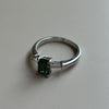 Green Sapphire Ring