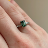 Green Sapphire Ring