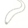 The Paperclip Bezel Necklace | Lab-Grown Diamond