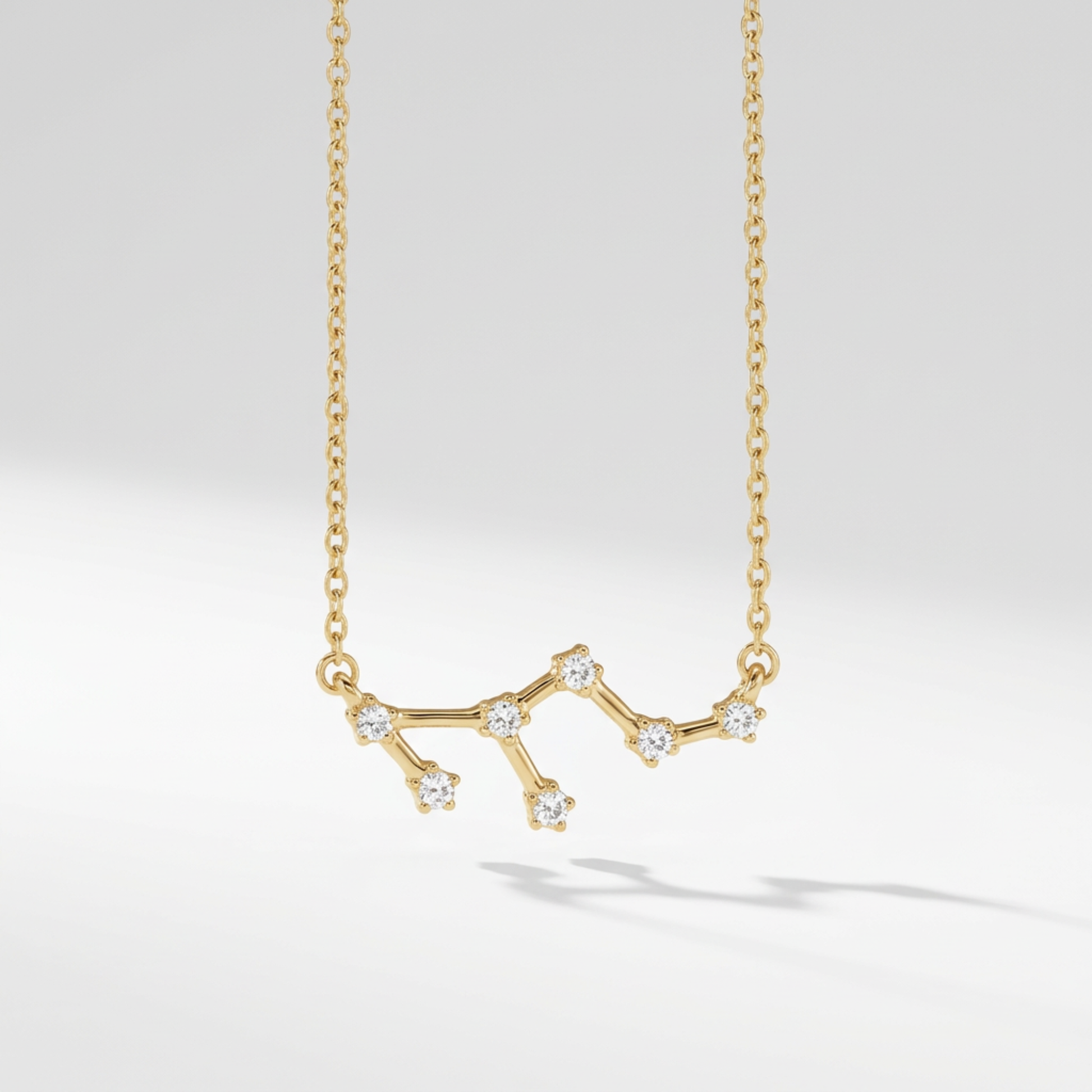 The Constellation Necklace | Leo | Natural Diamond