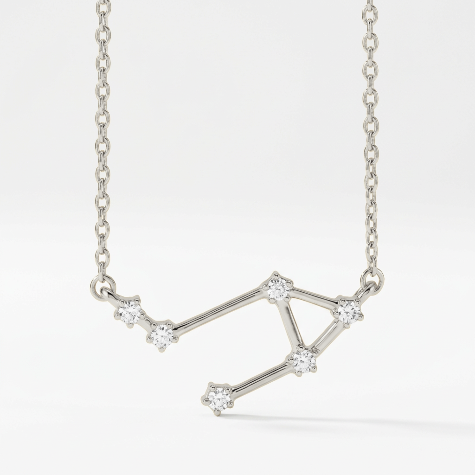 The Constellation Necklace | Libra | Natural Diamond